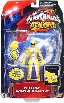 Wholesale 😍 Power Rangers Operation Overdrive Yellow Power Ranger Action Figure 🔔
