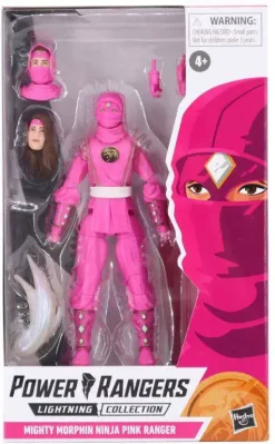 Wholesale 👏 Power Rangers Mighty Morphin Lightning Collection Ninja Pink Ranger Exclusive Action Figure 🔥