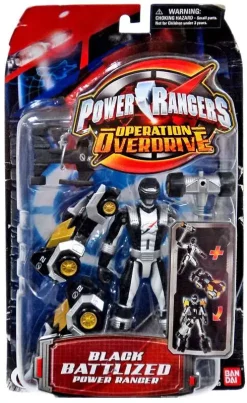 Top 10 😀 Power Rangers Operation Overdrive Black Battlized Power Ranger Action Figure 🤩