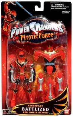 Best Sale 😉 Power Rangers Mystic Force Legendary Battlized Red Power Ranger Action Figure [Damaged Package] ✨