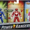 New 🔔 Power Rangers Beast Morphers Dino Thunder Blue Ranger, Mighty Morphin Red Ranger & Dino Charge Pink Ranger Exclusive Action Figure 3-Pack [Loose] 🤩