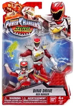 Brand new ⌛ Power Rangers Dino Super Charge Dino Drive Red Ranger Action Figure ⭐