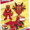 Hot Sale ⭐ Power Rangers Playskool Heroes Red Ranger & Raptor Cycle Figure 2-Pack 🌟 -Power Rangers shop prgpshtrexcycle