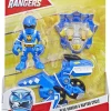 Buy 💯 Power Rangers Playskool Heroes Blue Ranger & Raptor Cycle Figure 2-Pack [Damaged Package] 😀 -Power Rangers shop prgpshtricycledp