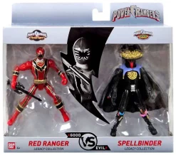 Budget 😍 Power Rangers Good Vs. Evil Red Ranger vs. Spellbinder Action Figure 2-Pack 🔥