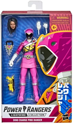 Coupon 🤩 Power Rangers Lightning Collection Dino Charge Pink Ranger Action Figure [Pop Art Packaging] 🎁