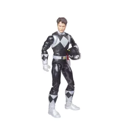 New 🎉 Power Rangers Mighty Morphin Lightning Collection Black Ranger Exclusive Action Figure [Metallic] 🛒 -Power Rangers shop prlcmetallicblackranger inset2