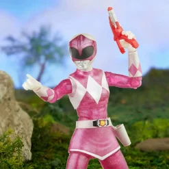 Flash Sale 🌟 Power Rangers Mighty Morphin Lightning Collection Pink Ranger Exclusive Action Figure [Metallic] 🥰 -Power Rangers shop prlcmetallicpinkranger inset2