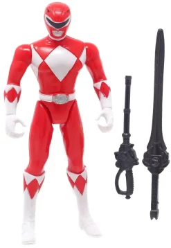 Brand new 🎉 Power Rangers Mighty Morphin 2010 Red Ranger Action Figure [Loose] 🔔