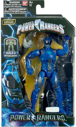 Cheapest 🎉 Power Rangers Movie Legacy Build A Megazord Blue Ranger Exclusive Action Figure [Movie] 🔥