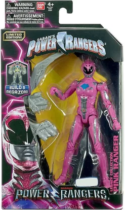 Cheapest 🌟 Power Rangers Movie Legacy Build A Megazord Pink Ranger Exclusive Action Figure [Movie, Damaged Package] 😀