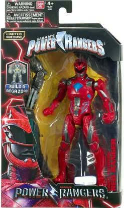 Wholesale 🎁 Power Rangers Movie Legacy Build A Megazord Red Ranger Exclusive Action Figure [Movie] ❤️