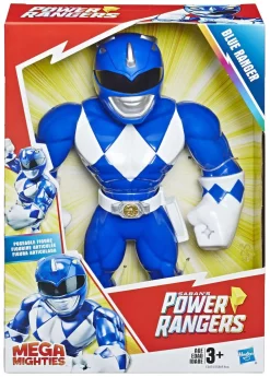 Buy 💯 Power Rangers Playskool Heroes Mega Mighties Blue Ranger 10-Inch Figure ✨