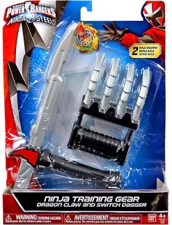 Best Sale 🔥 Power Rangers Ninja Steel Ninja Training Gear Dragon Claw & Switch Dagger Roleplay Set 🎉
