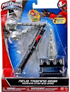 Cheap 🎁 Power Rangers Ninja Steel Ninja Training Gear Morning Star & Spike Roleplay Set 👏