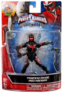 Best deal 😉 Power Rangers Ninja Steel Training Mode Red Ranger Action Figure 🔥