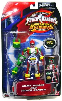 Promo 👍 Power Rangers Operation Overdrive Mega Torque Red Ranger Action Figure 🛒