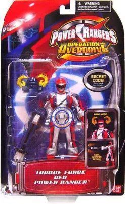 Buy ⭐ Power Rangers Operation Overdrive Torque Force Red Power Ranger Action Figure 🧨