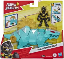 Best reviews of 🛒 Power Rangers Playskool Heroes Black Ranger & Dimetrozord 3-Inch Figure Set 😀