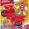 Best Pirce 🌟 Power Rangers Playskool Heroes Red Ranger & Cycle Figure & Vehicle 💯 -Power Rangers shop prpskhredcycle
