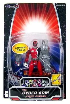 Brand new 🤩 Power Rangers SPD Red Cyber Arm Ranger Action Figure 😍