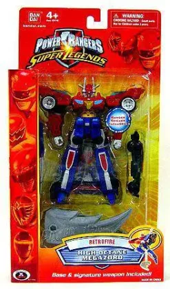 Outlet ⌛ Power Rangers Super Legends Retrofire Series High Octane MegaZord Action Figure 🤩