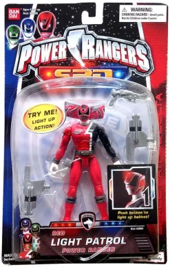 Promo 🧨 Power Rangers SPD Red Light Patrol Power Ranger Action Figure ✔️