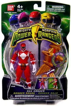 Discount 🔥 Power Rangers Mighty Morphin 2009 Red Ranger Action Figure 👍
