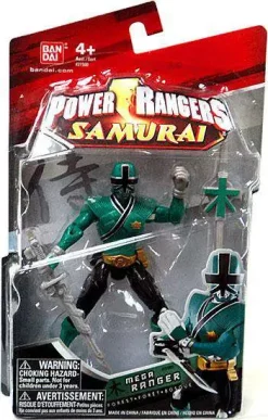 Best Sale ❤️ Power Rangers Samurai Mega Ranger Forest Action Figure [Damaged Package] 🔔