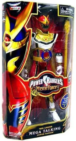 Cheap 👏 Power Rangers Mystic Force Red Legend Mega Talking Power Ranger Deluxe Action Figure [Damaged Package] ✔️