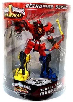 Budget ✨ Power Rangers Samurai Retrofire Series Jungle Pride Megazord Action Figure [Jungle Fury] 👍