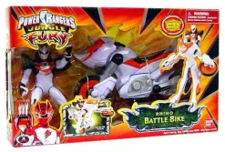 Deals 🌟 Power Rangers Jungle Fury Rhino Battle Bike Action Figure Vehicle 😉