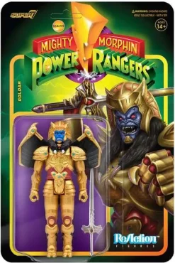 Best Pirce 🔥 ReAction Mighty Morphin Power Rangers Wave 2 Goldar Action Figure ✨
