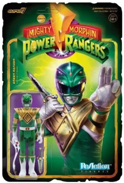 Best deal 🎁 ReAction Mighty Morphin Power Rangers Green Ranger Exclusive Action Figure [Battle Damaged] ⌛