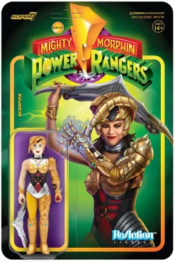 Hot Sale ✨ ReAction Mighty Morphin Power Rangers Wave 2 Scorpina Action Figure 😀