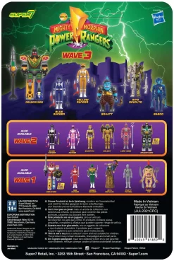 Top 10 ⌛ ReAction Mighty Morphin Power Rangers Wave 3 Squatt Action Figure ❤️ -Power Rangers shop s7powerrangesquattwave3 inset2