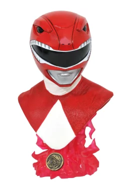 Cheap 🌟 Mighty Morphin Power Rangers Power Rangers Legends in 3D Red Ranger Bust [Mighty Morphin] 😉