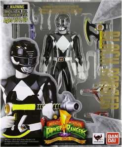 Hot Sale 🎁 Power Rangers Mighty Morphin S.H. Figuarts Black Ranger Action Figure 😉