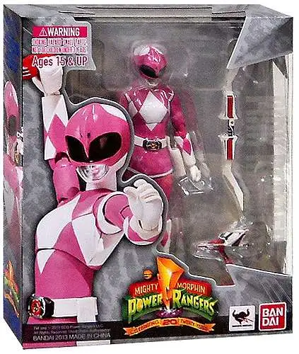 Brand new 🔔 Power Rangers Mighty Morphin S.H. Figuarts Pink Ranger Action Figure 🎁 3 Brand new 🔔 Power Rangers Mighty Morphin S.H. Figuarts Pink Ranger Action Figure 🎁