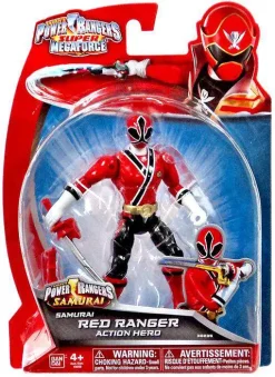 Buy 😀 Power Rangers Super Megaforce Samurai Red Ranger Action Hero Action Figure [Damaged Package] 🎉