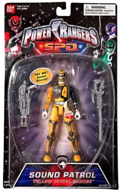 Best Sale 😀 Power Rangers SPD Sound Patrol Yellow Power Ranger Action Figure ❤️