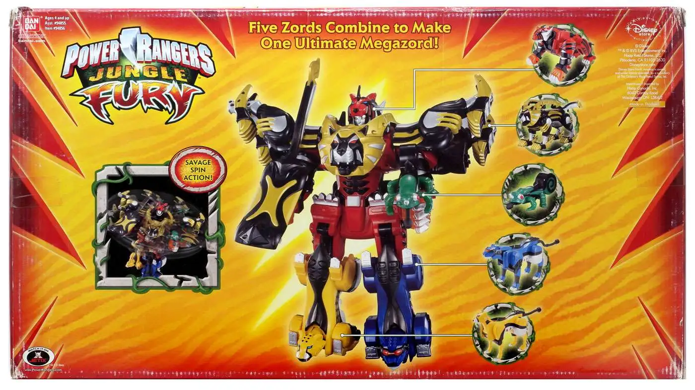 Coupon โ๏ธ Power Rangers Jungle Fury Deluxe Ultimate Megazord Set Exclusive Action Figure ๐ 3 Coupon โ๏ธ Power Rangers Jungle Fury Deluxe Ultimate Megazord Set Exclusive Action Figure ๐ - Image 2