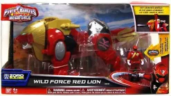 Promo 😍 Power Rangers Super Megaforce Zord Builder Wild Force Red Lion Action Figure Vehicle ❤️