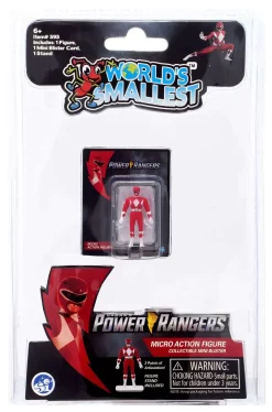 Best Sale ๐ World's Smallest Mighty Moprhin Power Rangers Red Ranger Micro Figure ๐