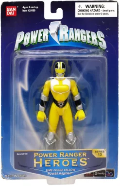 Top 10 😉 Power Rangers Power Ranger Heroes Series 13 Time Force Yellow Ranger Action Figure 🔔
